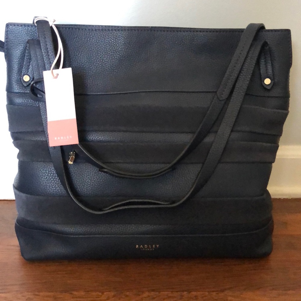 NEW! Radley London Navy Tote